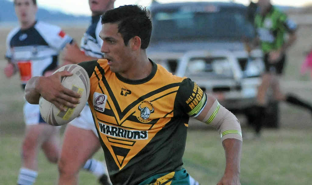 Wattles’ 17-year-old winger Brodie Sharman will play in today’s first grade clash with the Oakey Bears at Oakey. Wattles’ 17-year-old winger Brodie Sharman will play in today’s first grade clash with the Oakey Bears at Oakey.